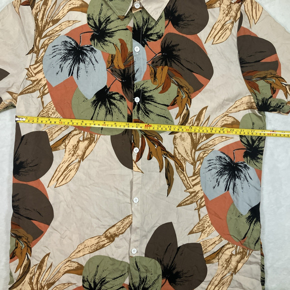 Hawaiian Manfinity Mens Shirt Short Sleeve Size XXL Vacation Tropical Aloha - Picture 8 of 8